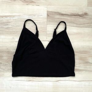 Black tank top